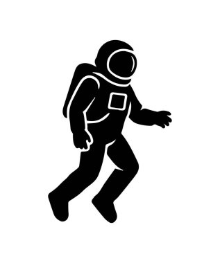 Sıfır yerçekimsiz ortamda yüzen bir uzay giysisindeki astronot, bilinmeyeni keşfediyor.