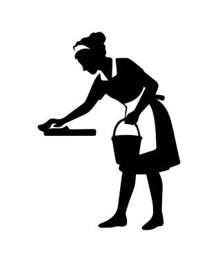 Hizmetçi silme masası, temizlik ve servis görevleri