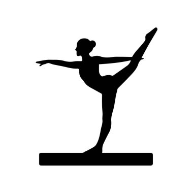 Dans hareketlerinde esneklik ve dengeyi gösteren kadın heykeli.