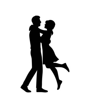 Aşkı, romantizmi ve birlikteliği simgeleyen, kucaklayan, sembolize eden bir çift.