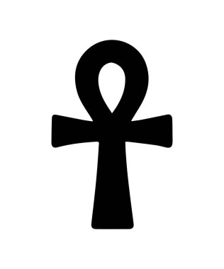Ankh, eski Mısır hiyeroglif sembolü yaşamı ve ölümsüzlüğü temsil ediyor.