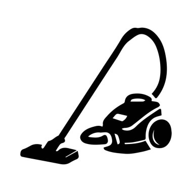 Doğru elektrik süpürgesi temizleme ev işi simgesi