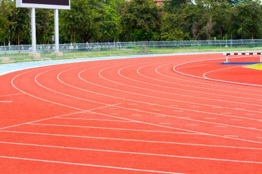 Atletizm ve spor koşu parkuru