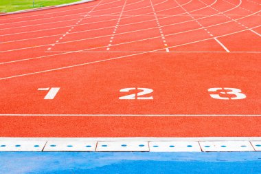 Atletizm ve spor koşu parkuru