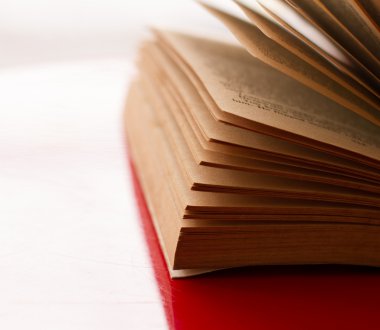 bir arka plan üzerine açık kitap yakın çekim