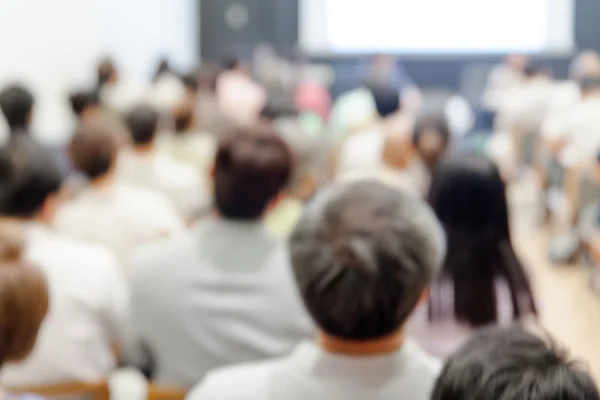 Rozmazané pozadí obchodní konference a prezentace — Stock fotografie