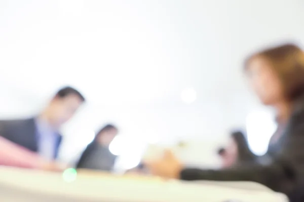 Verschwommener Hintergrund Geschäftsleute bei einem Geschäftstreffen — Stockfoto