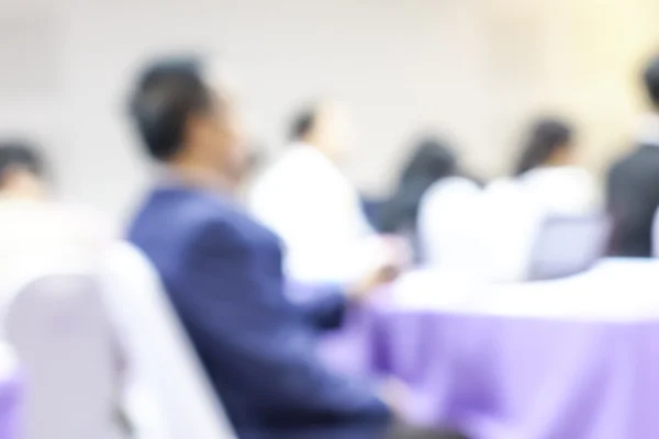 Fundo desfocado de conferência de negócios e apresentação. audi — Fotografia de Stock