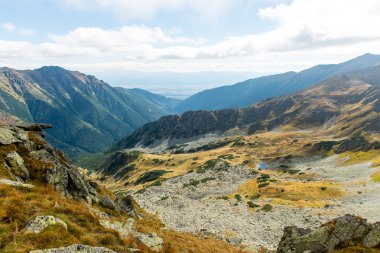 Slovakya'daki Tatra Dağları'nın görünümü