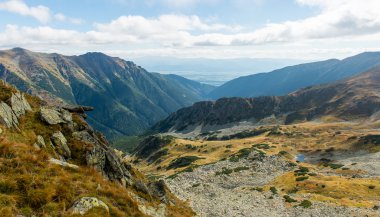 Slovakya'daki Tatra Dağları'nın görünümü