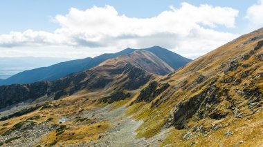 Slovakya'daki Tatra Dağları'nın görünümü