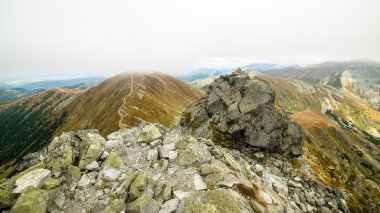 Slovakya'daki Tatra Dağları'nın görünümü