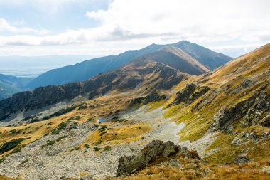 Slovakya'daki Tatra Dağları'nın görünümü