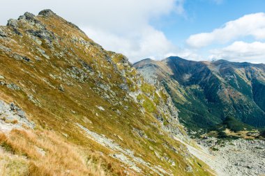 Slovakya'daki Tatra Dağları'nın görünümü