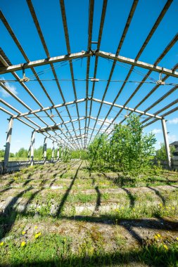 terk edilmiş ülke çiftlik bina