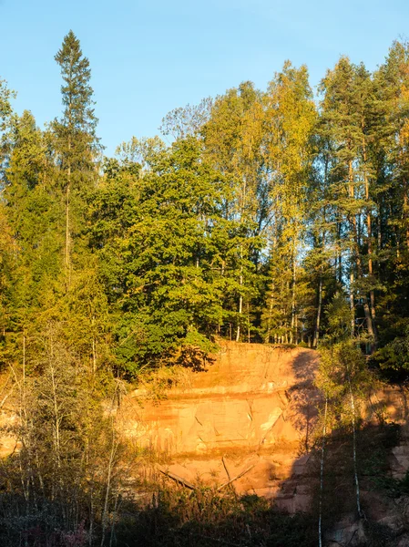 在高加国家公园的砂岩峭壁 — 图库照片