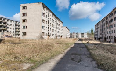 Terk edilmiş askeri yerleşim kalıntıları