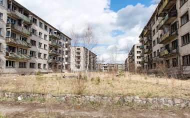 Terk edilmiş askeri yerleşim kalıntıları