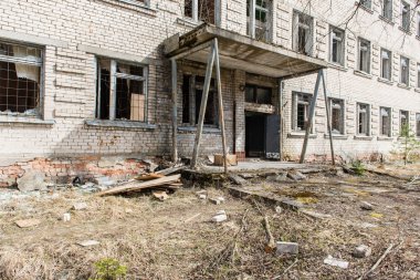 Terk edilmiş askeri yerleşim kalıntıları