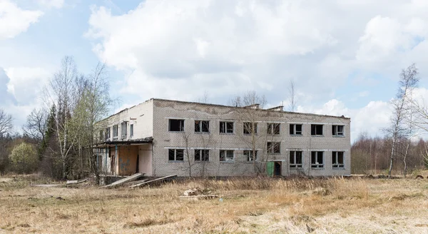 軍事解決の放棄された遺跡 — ストック写真