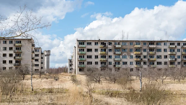 Ruinen militärischer Siedlungen aufgegeben — Stockfoto