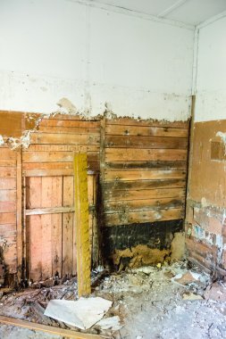 bir eski terk edilmiş Sovyet hastane iç