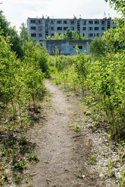 eski terk edilmiş askeri kasaba