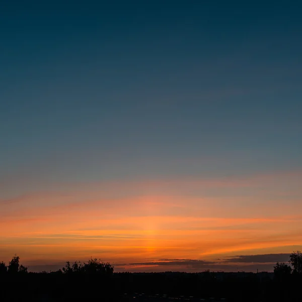 Bel tramonto sul Mar Baltico — Foto Stock