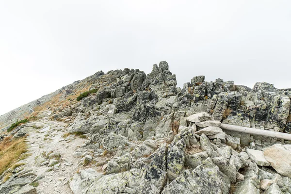 Tatra-Gebirge in der Slowakei mit Wolken bedeckt — Stockfoto