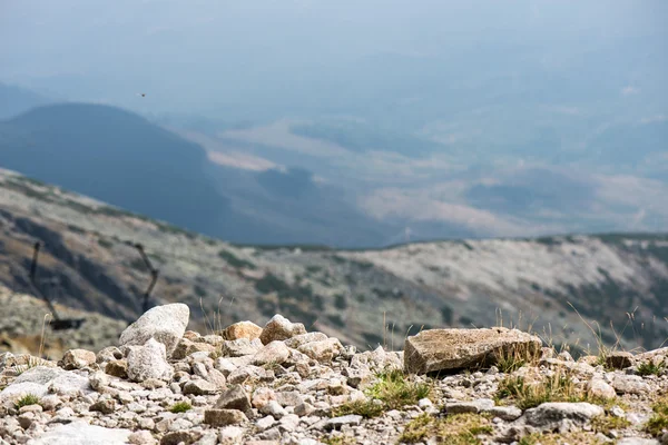 Slovakya'daki Tatra Dağları bulutları ile örtülü — Stok fotoğraf