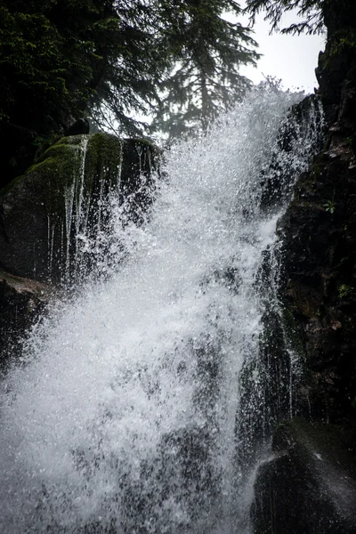 Waterfall splashes in closeup — Stock Photo, Image