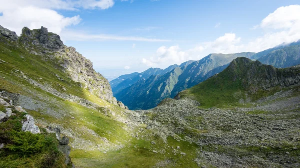 Fagarašské pohoří v Jižní Karpaty, Rumunsko — Stock fotografie