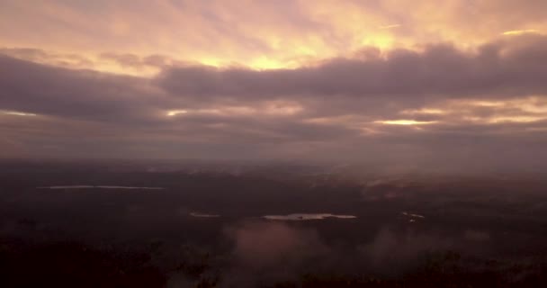 Langit Yang Indah Dengan Latar Belakang Awan — Stok Video