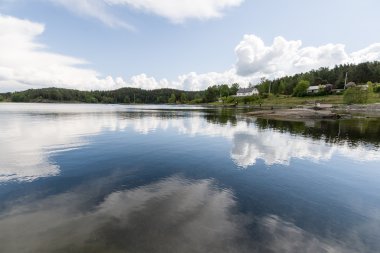 Norveç Deniz Sahil Manzaralı