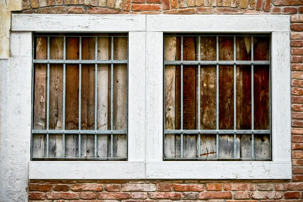 Window details with bars — Stock Photo, Image