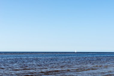 Denizin güneşin yansıması