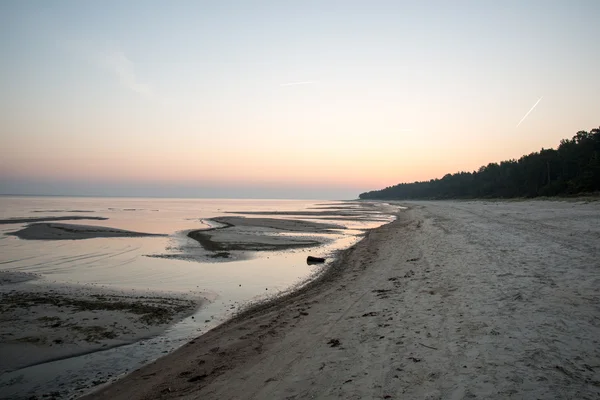 Pejzaż plaża z piaskiem i perspektywy — Zdjęcie stockowe