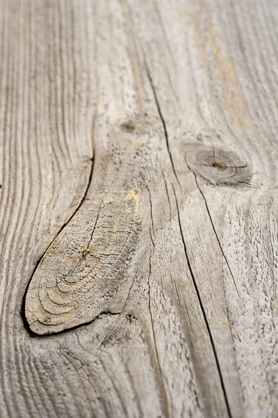 Wooden plank with splinters and cracks — Stock Photo, Image