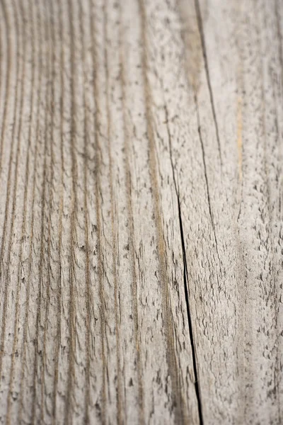 Wooden plank with splinters and cracks — Stock Photo, Image
