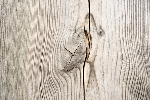 Wooden plank with splinters and cracks — Stock Photo, Image