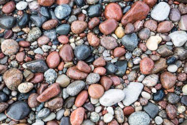 küçük bir çakıl kaya arka plan dokusu