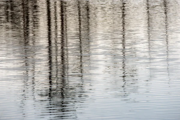 Reflexão abstrata da paisagem de outono colorido — Fotografia de Stock