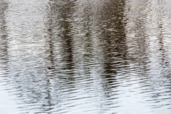 Abstrakte Spiegelung bunter Herbstlandschaften — Stockfoto