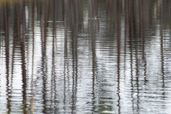 Abstracte weerspiegeling van kleurrijke herfst landschap — Stockfoto