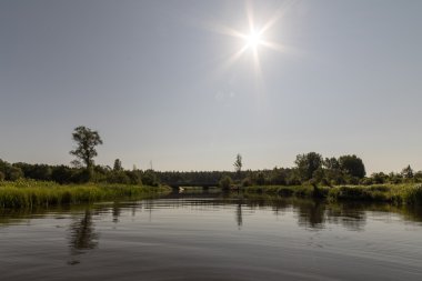 Güzel nehir manzarası