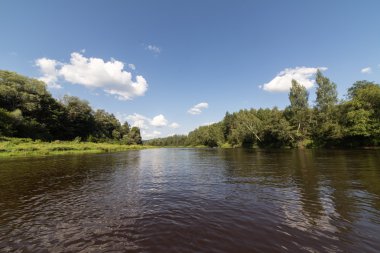 Güzel nehir manzarası