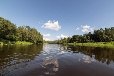 Güzel nehir manzarası