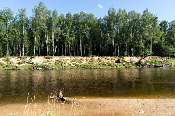 Pittoreska flodutsikt — Stockfoto