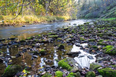 dağ nehir kayalar ve kumtaşı