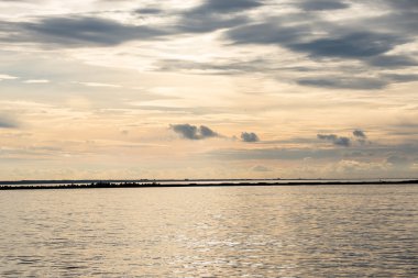 renkli sonbahar manzara soyut yansıması